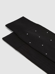 Reiss Black Graham 2 Pack Socks - Image 2 of 3