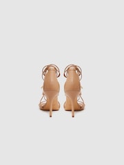 Galleta - Sandalias de tacón alto con tiras de cuero Kate de Reiss - Imagen 4 de 5
