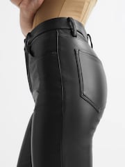 Good American Black Good American Better Than Leather Pants - Image 6 of 8