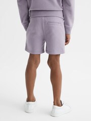Reiss Lilac Henry Drawstring Jersey Shorts - Image 5 of 6