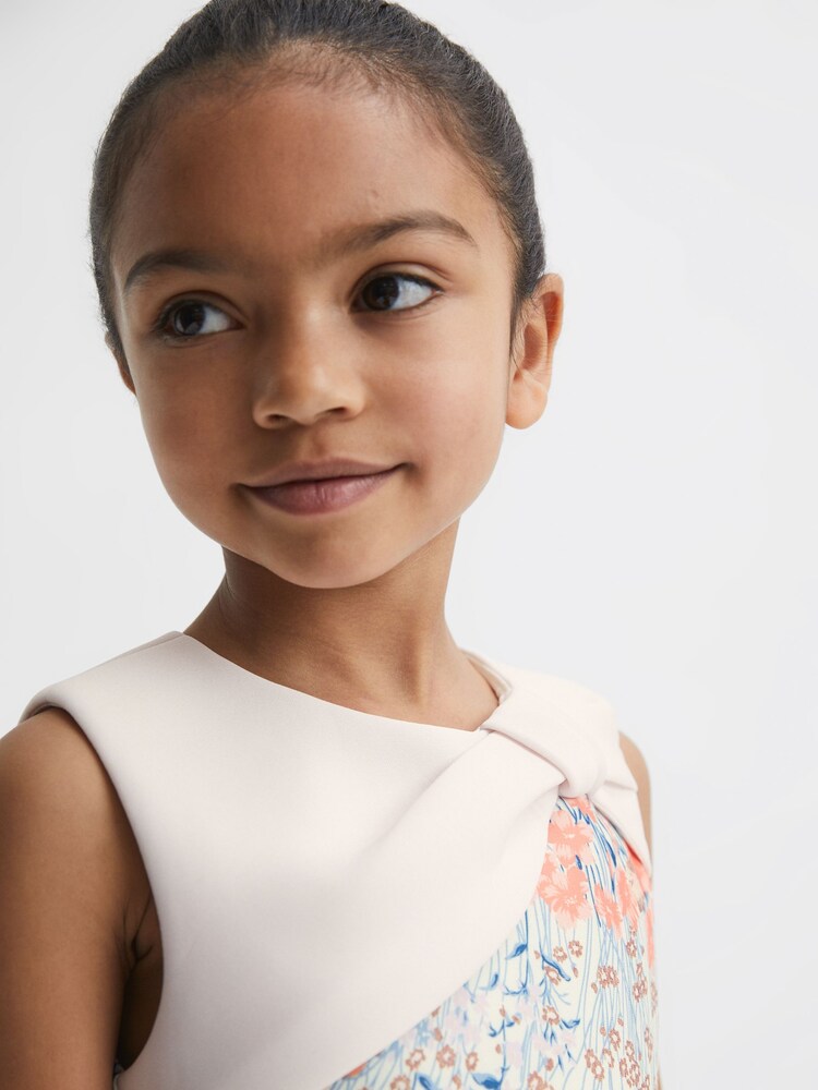 Reiss Emily Scuba Floral Printed Dress - Image 3 of 6
