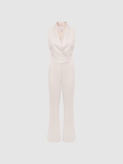 Reiss Ivory Dani Tuxedo Jumpsuit - Image 3 of 7