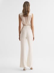 Reiss Ivory Dani Tuxedo Jumpsuit - Image 6 of 7