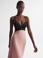 Reiss Pink Cara Strappy Cut-Out Midi Dress - Image 3 of 5