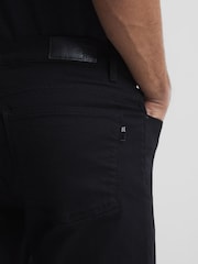 Reiss Black Jet Slim Fit Jeans - Image 4 of 6