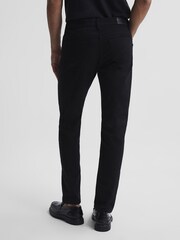 Reiss Black Jet Slim Fit Jeans - Image 5 of 6
