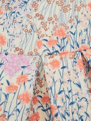 Reiss Pale Pink Emily 4-9 yrs Scuba Floral Printed Dress - Image 6 of 6