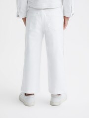 Reiss White Nala 4-9 yrs Sparkle Stripe Jeans - Image 5 of 6