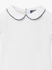 Trotters London Little White/Navy Milo Piped Body - Image 3 of 3