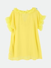 Angels Face Irena Lemon Yellow Sequin Kaftan - Image 2 of 2