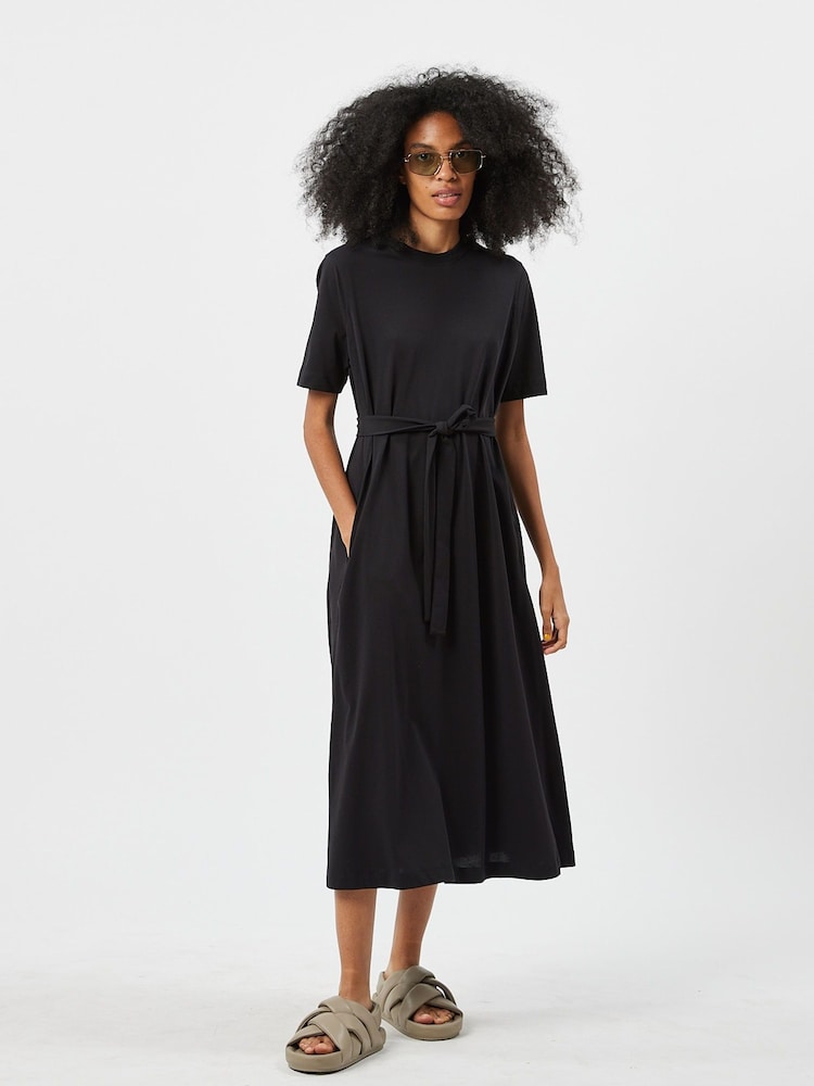 Minimum Lyina Black Midi Dress - Image 1 of 4