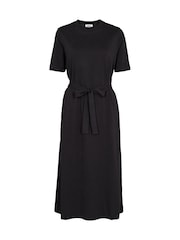 Minimum Lyina Black Midi Dress - Image 2 of 4