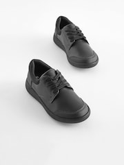Schwarz - Schnürschuhe für die Schule - Bild 1 von 5