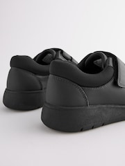 Schwarz - Schuhe mit Klettverschluss für die Schule - Bild 5 von 5