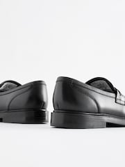 Noir - Mocassins en cuir pour l’école - Image 3 de 5