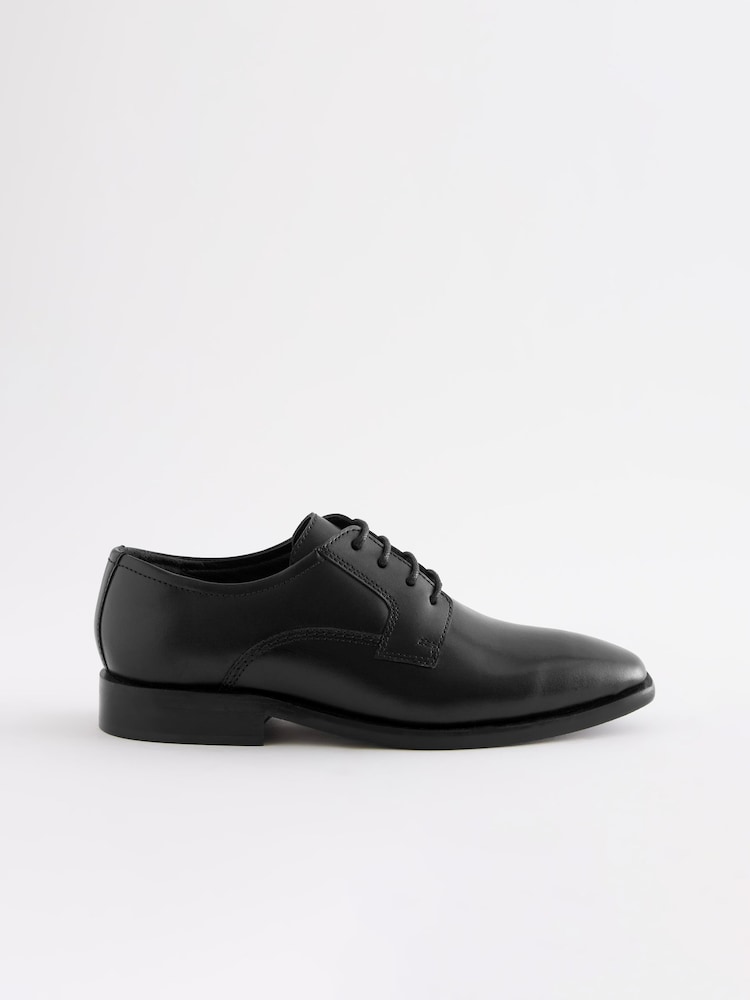 Schwarz - Schnürschuhe aus Leder für die Schule - Bild 2 von 5 Schwarz - Schnürschuhe aus Leder für die Schule - Bild 2 von 5