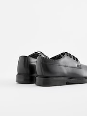 Black School Leather Lace-Up Shoes - Image 3 of 5