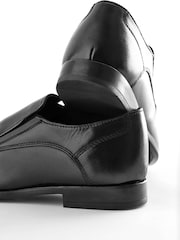 Black School Leather Loafers - Image 4 of 6