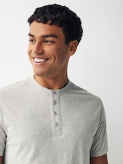 Grey/Blue Check Motionflex Cosy Pyjamas Set - Image 3 of 6