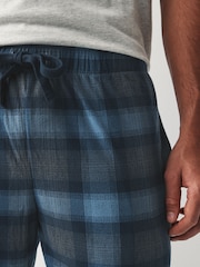 Grey/Blue Check Motionflex Cosy Pyjamas Set - Image 5 of 6