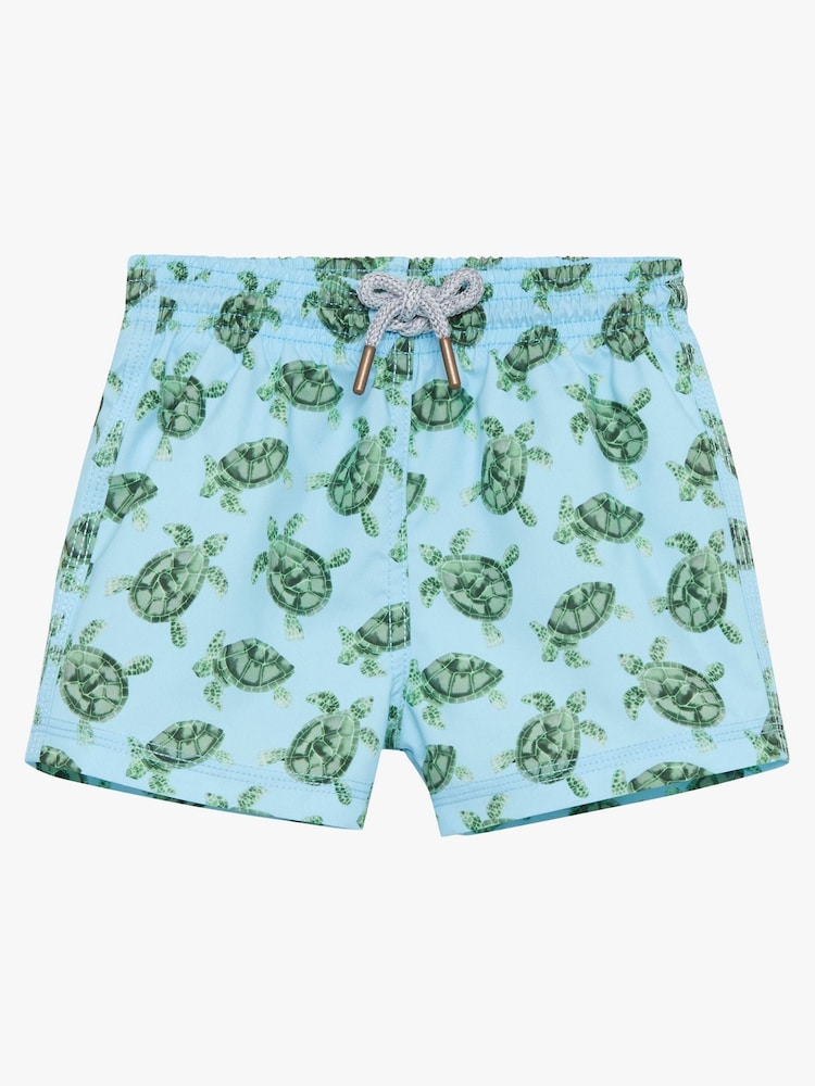 Trotters London Little Blue Turtle Swimshorts - Image 2 of 4