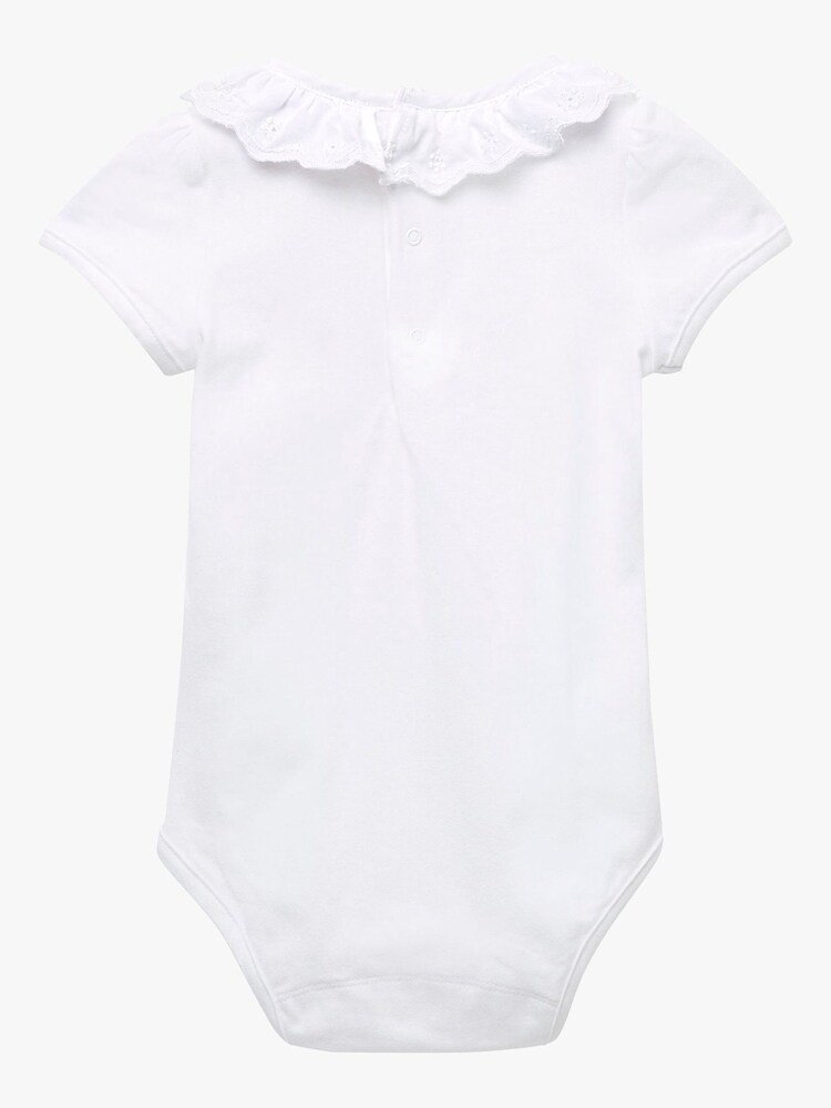 Trotters London Little White Katie Anglaise Body - Image 2 of 3