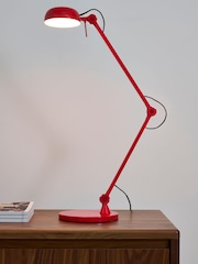 Jasper Conran London Red Adjustable Table Lamp - Image 1 of 6