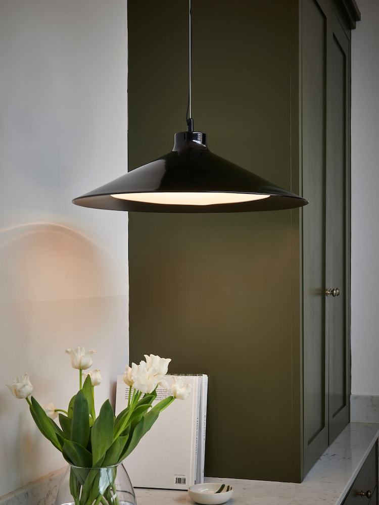 Jasper Conran London Black Triangle Pendant With Diffuser - Image 2 of 6