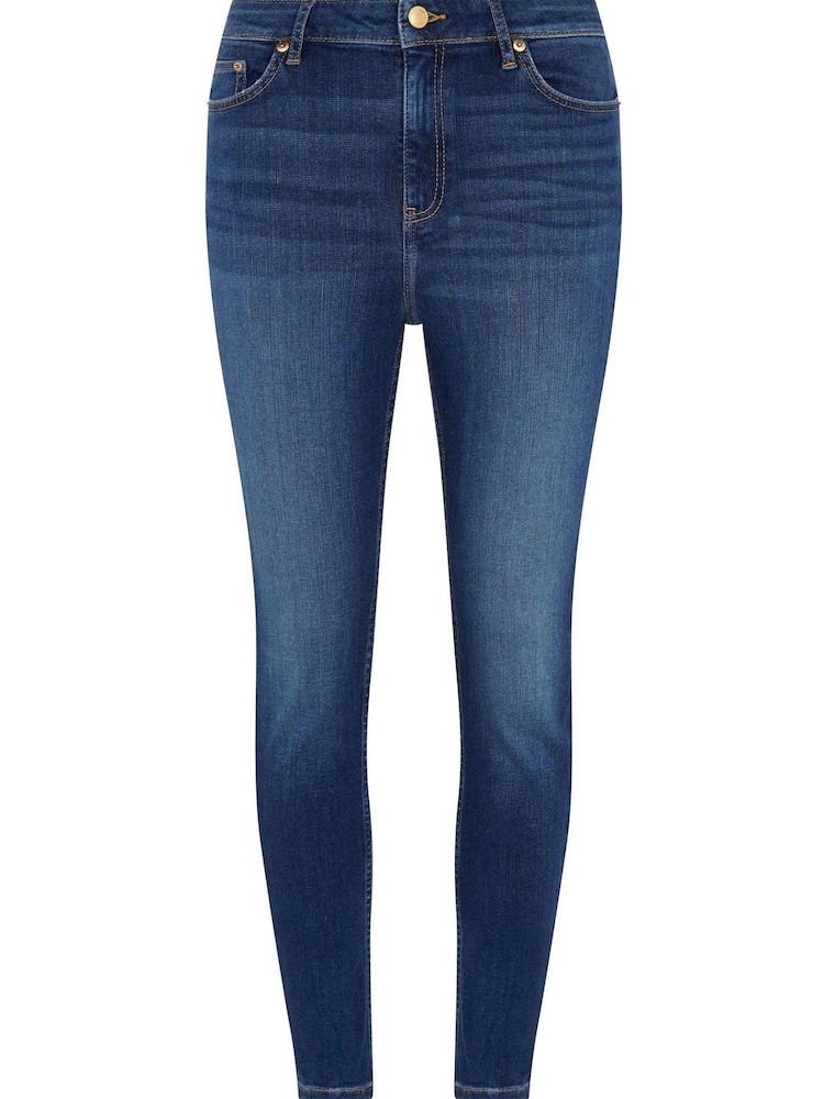 F&F Blue Contour Skinny Jeans - Image 2 of 2