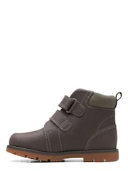 Clarks Grey Multi Fit Heath Strap Boots - Image 2 of 7