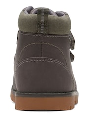 Clarks Grey Multi Fit Heath Strap Boots - Image 6 of 7