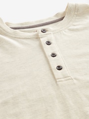 Cream/Navy Blue Check Motionflex Cosy Short Pyjamas Set - Image 10 of 11