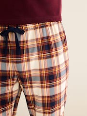 Red/Natural Check Motionflex Cosy Pyjamas Set - Image 6 of 9