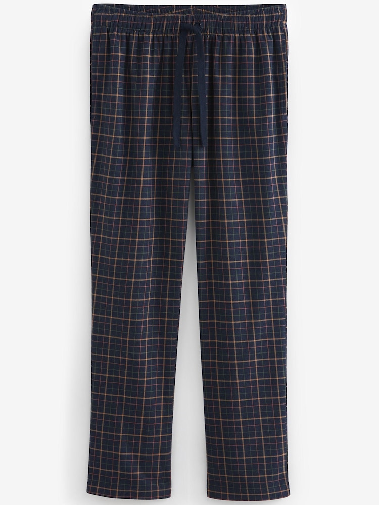 Carreaux fauve/bleu marine - Pyjama confortable Motionflex - Image 9 of 10