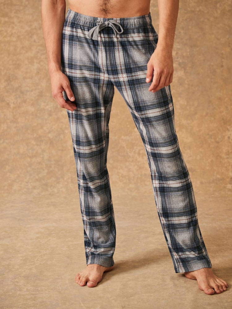 Grey Check Motionflex Cosy Pyjama Bottoms - Image 1 of 6