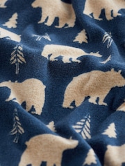Navy Blue Bear Motionflex Cosy Pyjama Bottoms - Image 7 of 7