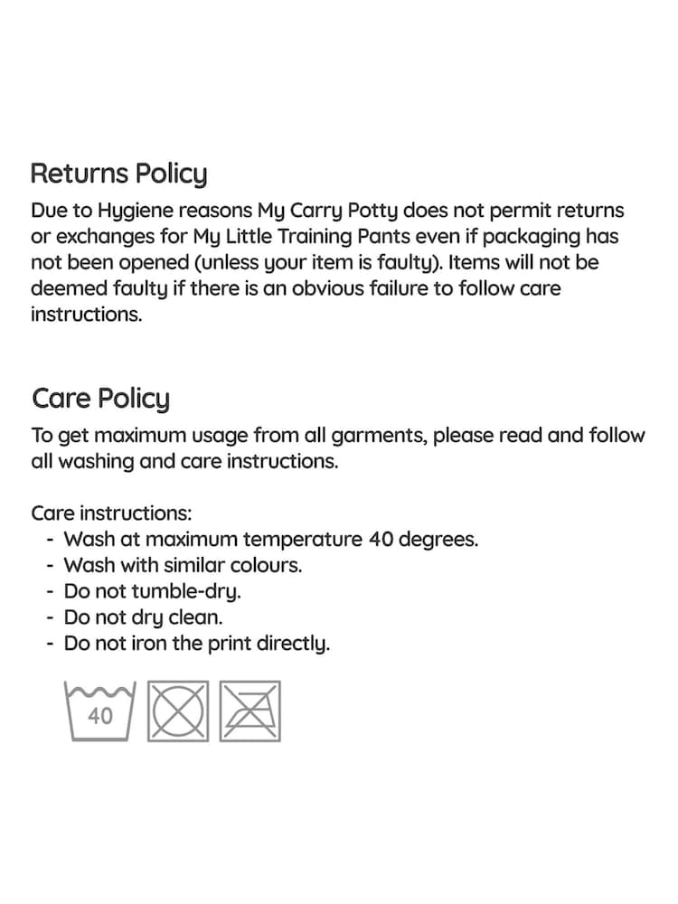 My Carry Potty My Little Training Pants 3 Pack - Image 5 of 5