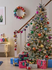 White Lit Snowy 6ft Lit Christmas Tree - Image 1 of 8
