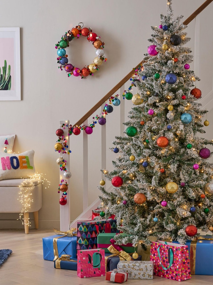 White Lit Snowy 6ft Lit Christmas Tree - Image 1 of 8