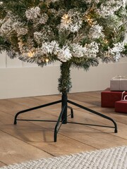 White Lit Snowy 6ft Lit Christmas Tree - Image 6 of 8