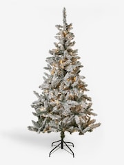 White Lit Snowy 6ft Lit Christmas Tree - Image 7 of 8
