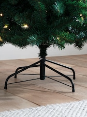 Green Pre Lit Forest Pine 6ft Christmas Tree - Image 4 of 5