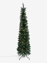 Green Pre Lit Forest Pine 6ft slim Christmas Tree - Image 1 of 6