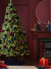 Green Pre Lit Forest Pine 7ft Christmas Tree - Image 1 of 6