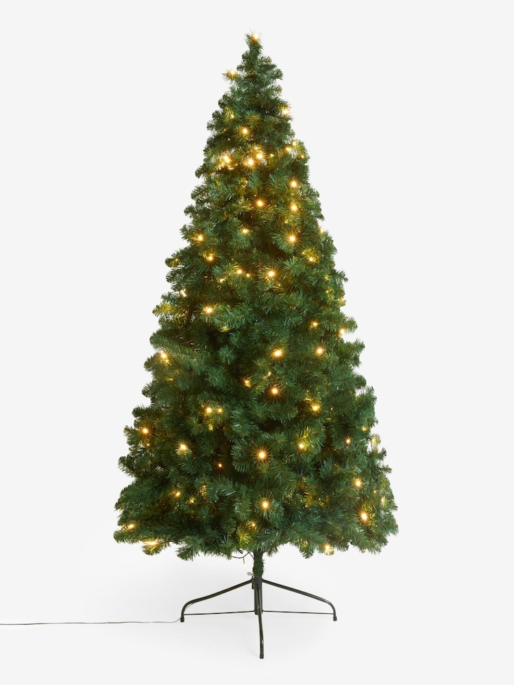 Green Pre Lit Forest Pine 7ft Christmas Tree - Image 6 of 6