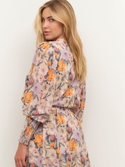 Kaffe Natural Sorita Printed Blouse - Image 3 of 4