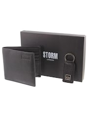 Storm Regency Leather Wallet & Keyring Set - Image 1 of 5