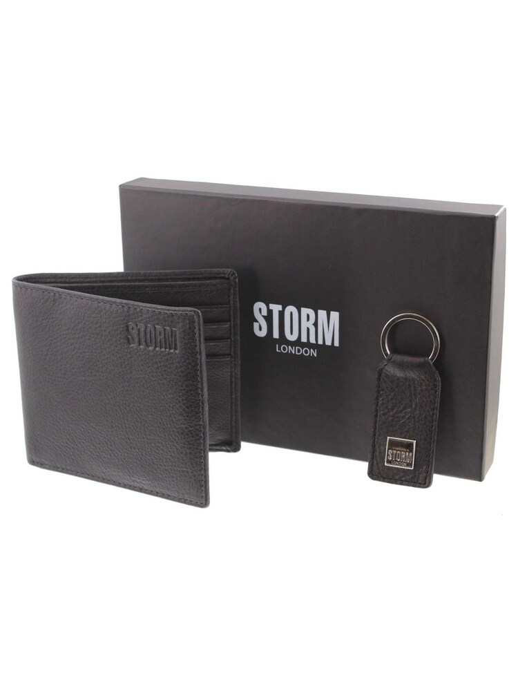 Storm Regency Leather Wallet & Keyring Set - Image 1 of 5