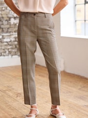 Natural Check Tailored Slim Trousers - Image 3 of 7