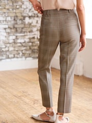 Natural Check Tailored Slim Trousers - Image 4 of 7